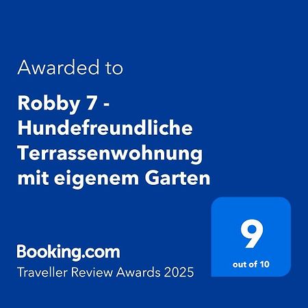 Robby 7 - Hundefreundliche Terrassenwohnung Mit Eigenem Garten Wangerooge Exteriör bild